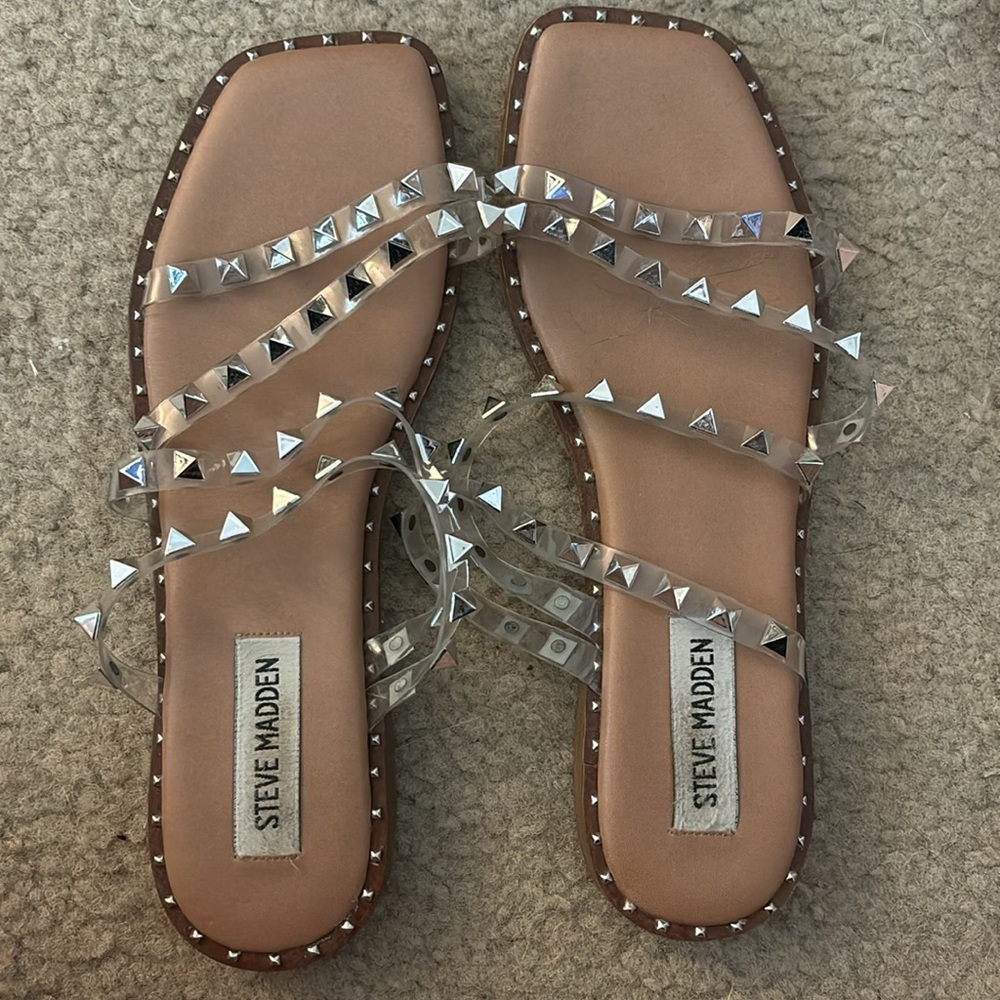 Steve Madden Skylar Sandals Clear